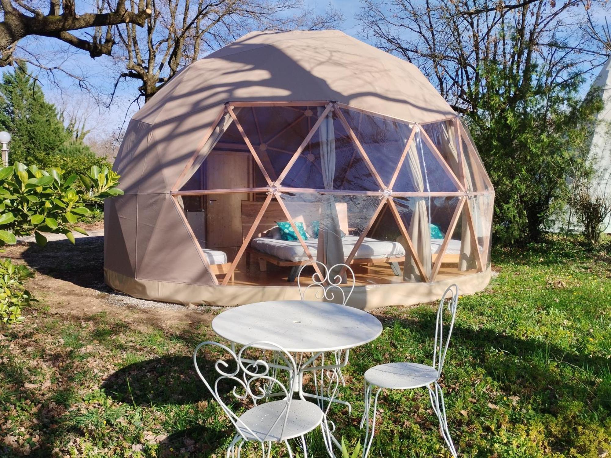 Camping Domaine De Senaud Albon Ngoại thất bức ảnh